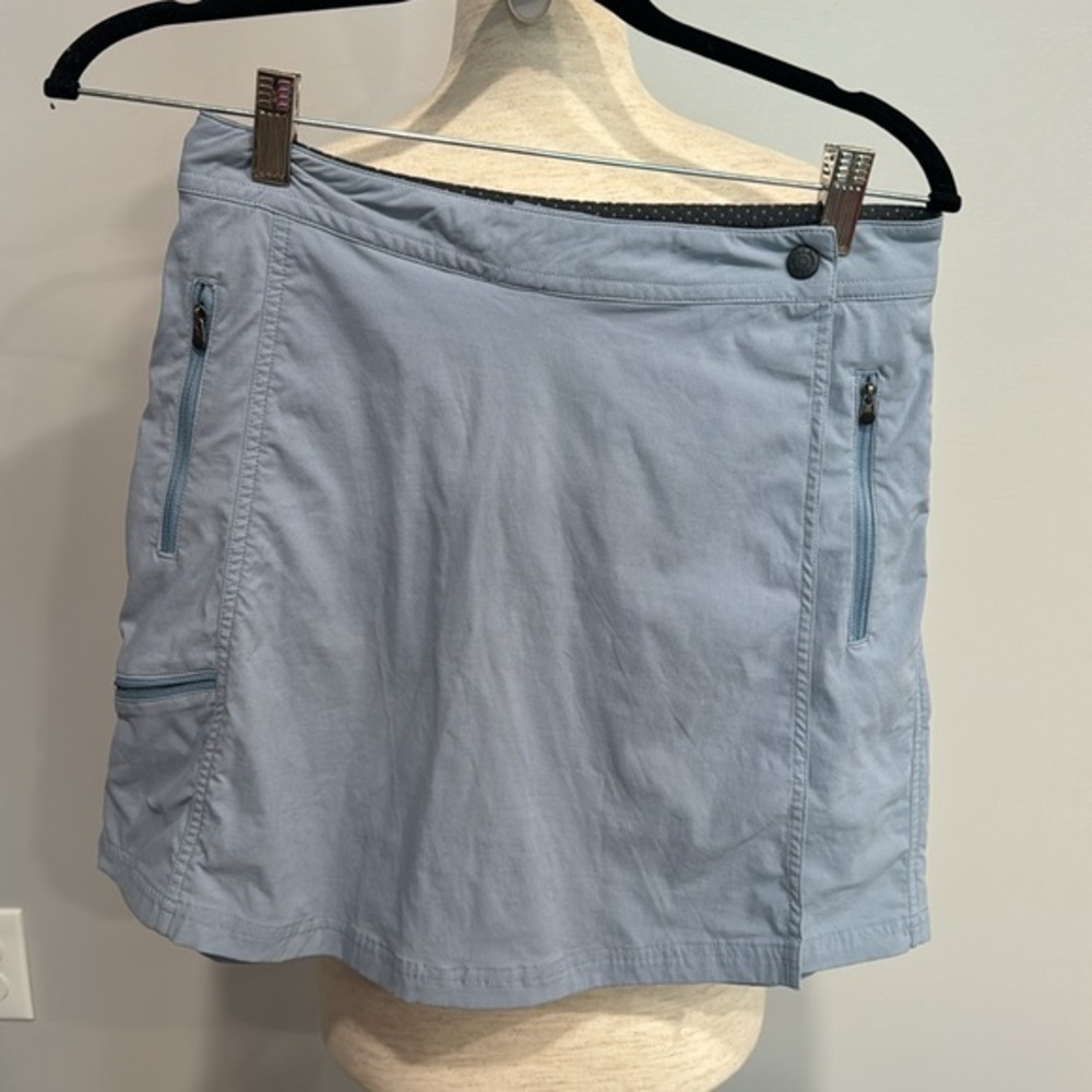 LL Bean Summer Athletic Skort Blue 6